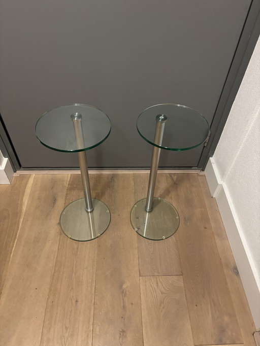 2 X Dutch Originals (Gispen) Side Table Gt720 (Vintage)