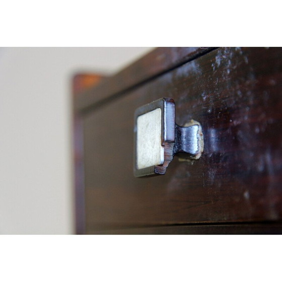 Image 1 of Cassettiera vintage in palissandro e metallo, Svezia 1960