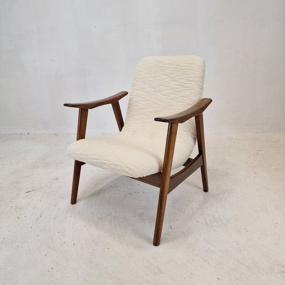 Image 1 of Vintage teak armchair by Louis van Teeffelen, Netherlands 1960