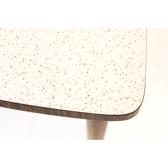 Image 1 of Mesa de centro triangular de madera vintage, 1950