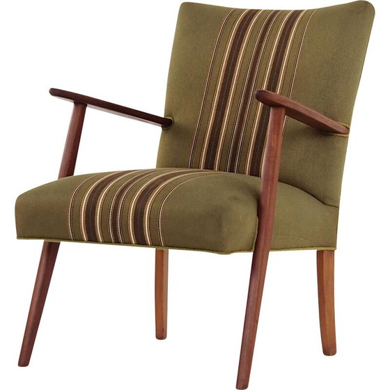 Image 1 of Vintage Scandinavian armchair in teak, 1970s