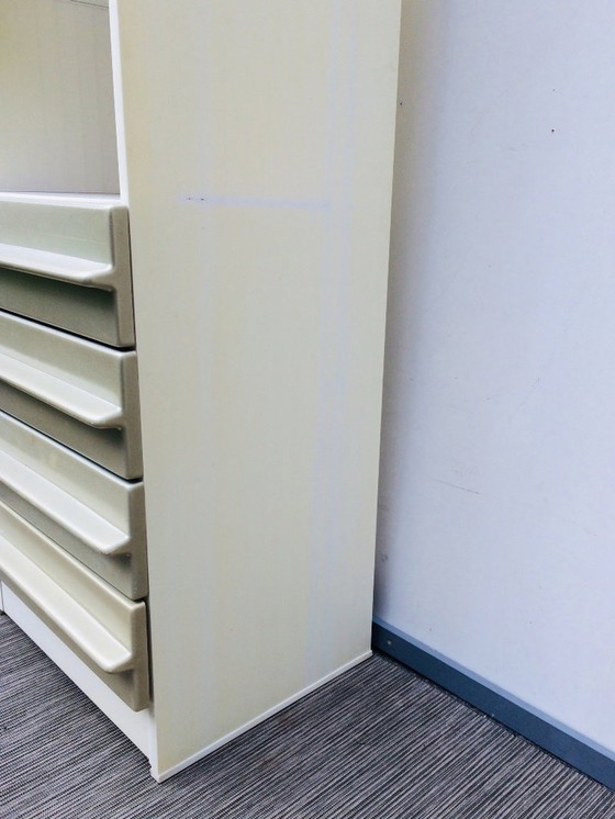 Image 1 of Set 3 Wall Cabinets By Guy Bernard For Meurop. Vintage 70S