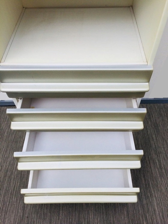 Image 1 of Set 3 Wall Cabinets By Guy Bernard For Meurop. Vintage 70S