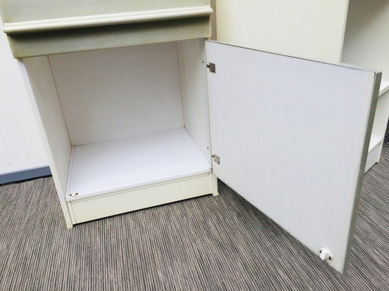 Image 1 of Set 3 Wall Cabinets By Guy Bernard For Meurop. Vintage 70S