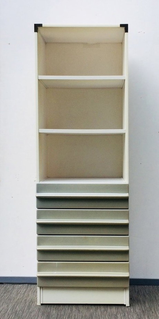 Image 1 of Set 3 Wall Cabinets By Guy Bernard For Meurop. Vintage 70S