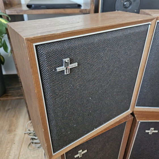 Image 1 of Set di altoparlanti Philips vintage