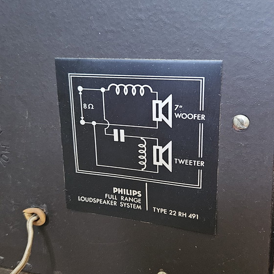 Image 1 of Ensemble d'enceintes vintage Philips