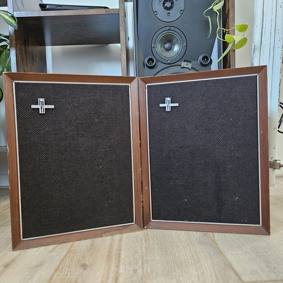 Image 1 of Set di altoparlanti Philips vintage