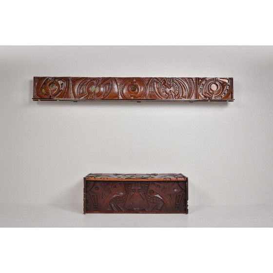 Image 1 of Vintage wooden wall piece, Italy 1950