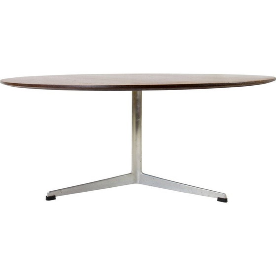 Image 1 of Vintage three legged coffee table by Arne Jacobsen for Fritz Hansen, 1960s
