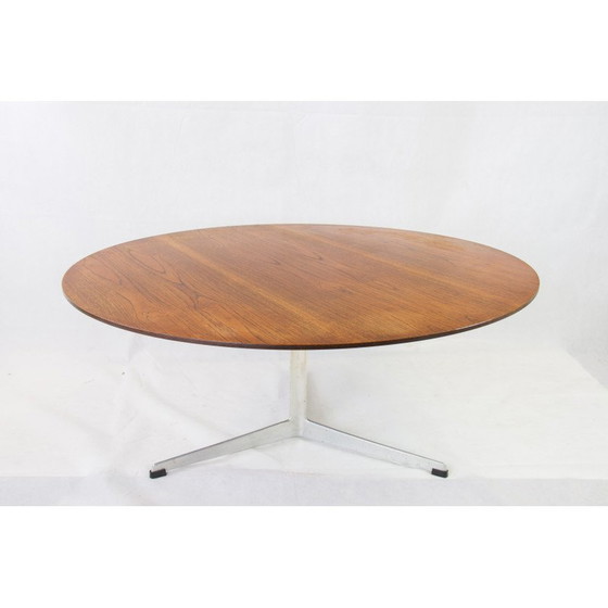 Image 1 of Vintage three legged coffee table by Arne Jacobsen for Fritz Hansen, 1960s