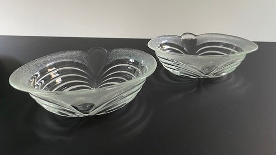 Image 1 of 2 Glass Bowls Apple Shape