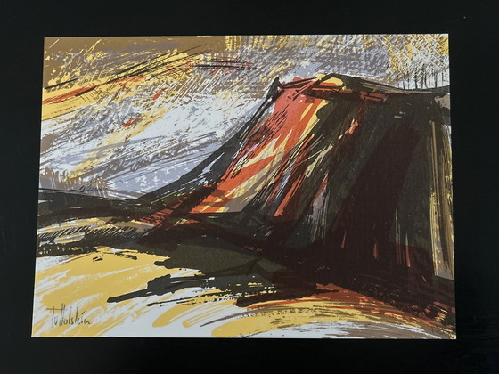 Image 1 of Screenprint Toos Van Holstein