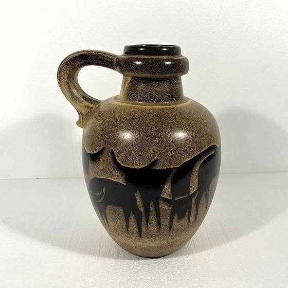 Image 1 of Xl Scheurich West Germany Ceramic Vase 1960'S