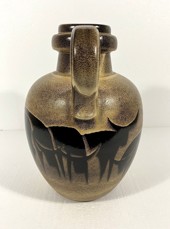 Image 1 of Xl Scheurich West Germany Ceramic Vase 1960'S