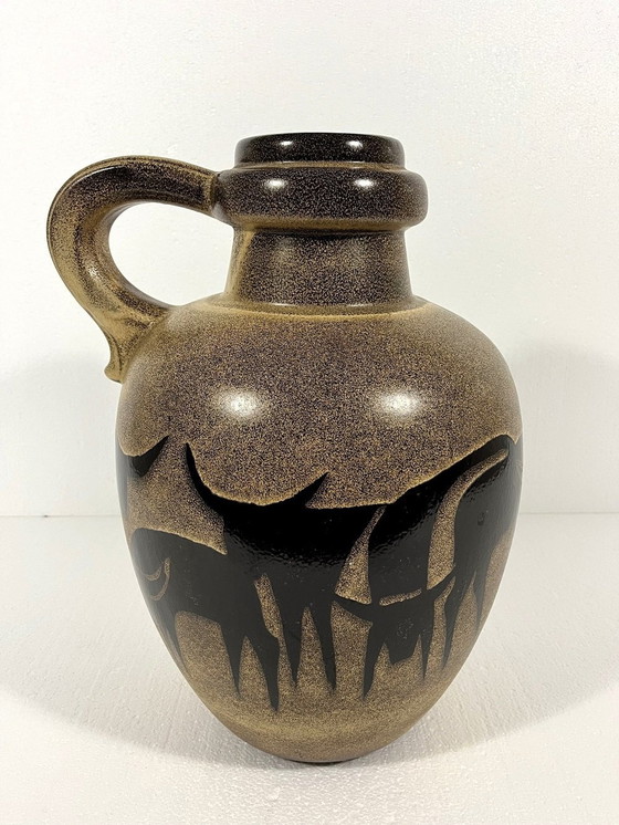 Image 1 of Xl Scheurich West Germany Ceramic Vase 1960'S