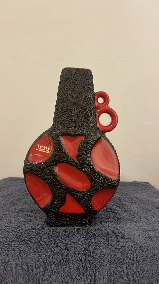 Image 1 of Ceramic Banjo vase