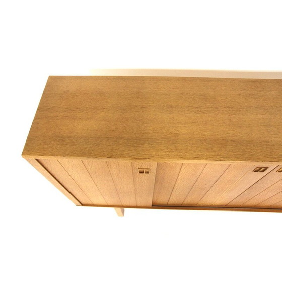 Image 1 of Scandinavian vintage sideboard in teak and beech by Borgeryds Möbelfabrik, Sweden 1960