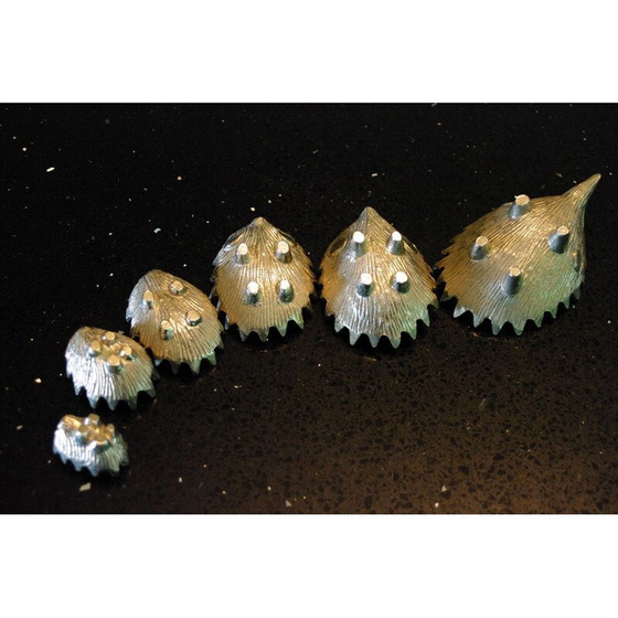 Image 1 of Vintage nesting ashtrays by Walter Bosse for Herta-Baller, 1950