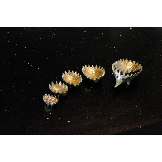 Image 1 of Vintage nesting ashtrays by Walter Bosse for Herta-Baller, 1950