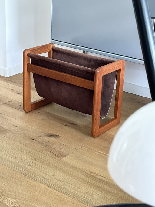 Aksel Kjersgaard Teak Magazine Rack Newspaper Rack