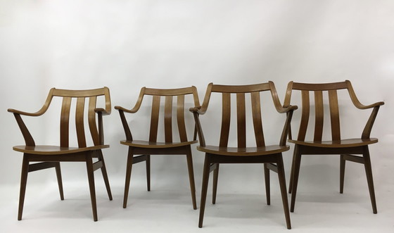 Image 1 of 4x plywood dining chairs