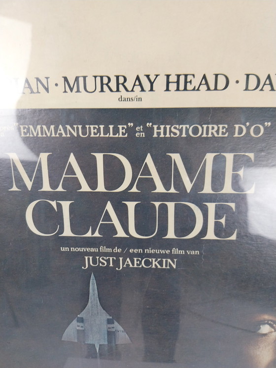 Image 1 of 1 x framed movie poster "madame claude"