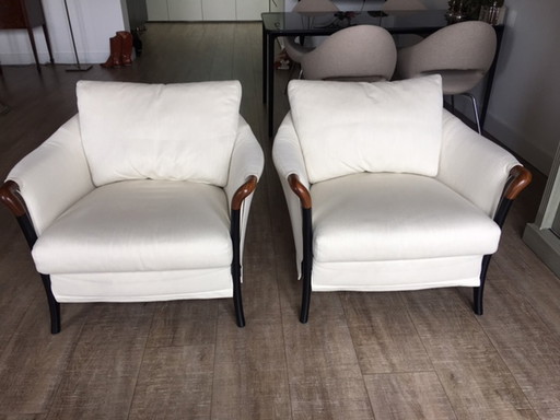 2 fauteuils Giorgetti Peggy