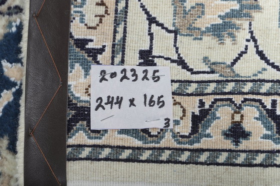 Image 1 of Original hand-knotted Persian carpet Nain 12 La 244 X 165 Cm