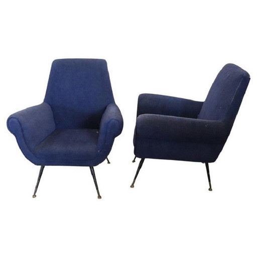 Italian Mid-Century Armchairs