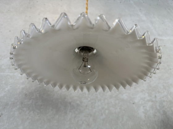 Image 1 of 5X Opaline Collared Lamps