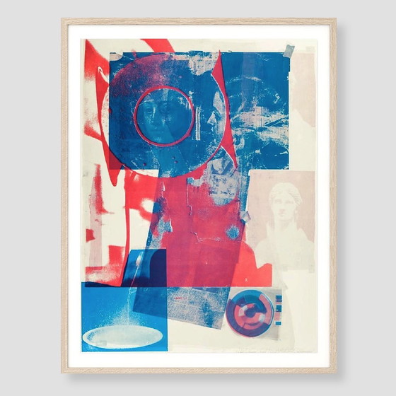 Image 1 of Robert Rauschenberg, Quarry. Firmado a lápiz. Enmarcado.