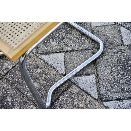 Image 1 of Pair of vintage beechwood chairs by Marcel Breuer, 1970