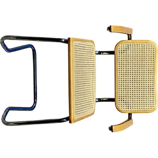 Pair of vintage beechwood chairs by Marcel Breuer, 1970