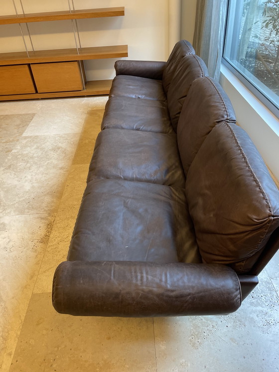 Image 1 of De Sede 4 Seater Brown Leather