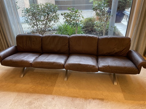 De Sede 4 Seater Brown Leather