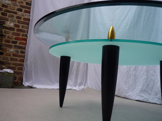 Image 1 of Tavolino da caffè in vetro vintage