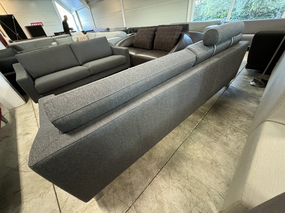 Image 1 of Gray fabric Leolux Antonia designer sofa