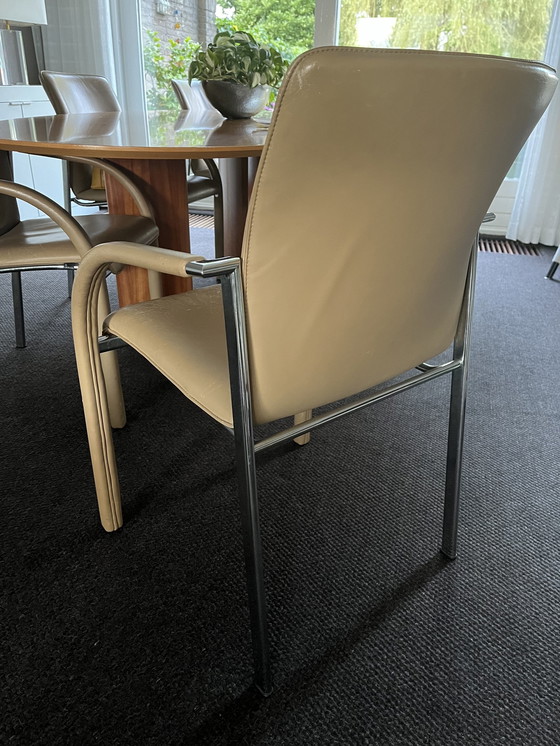 Image 1 of 6x Leolux Cimarrone Dining Chair