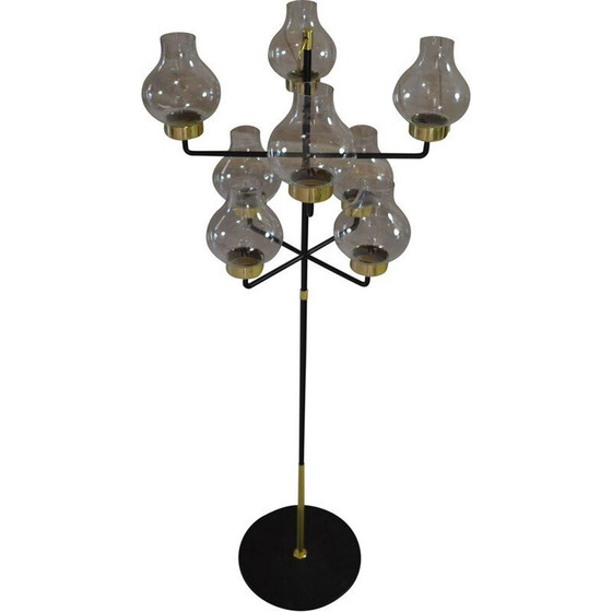 Image 1 of Portacandele vintage in ottone oktav "L.10232" di Ateljé Lyktan, 1968