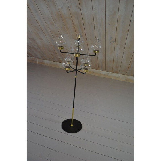 Image 1 of Portacandele vintage in ottone oktav "L.10232" di Ateljé Lyktan, 1968