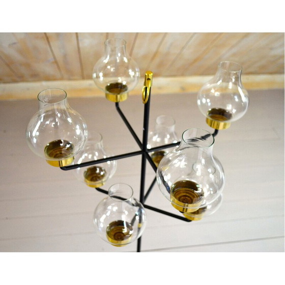 Image 1 of Portacandele vintage in ottone oktav "L.10232" di Ateljé Lyktan, 1968