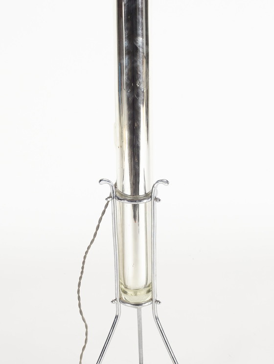 Image 1 of Italian Fifties Design Floor Lamp In Glass