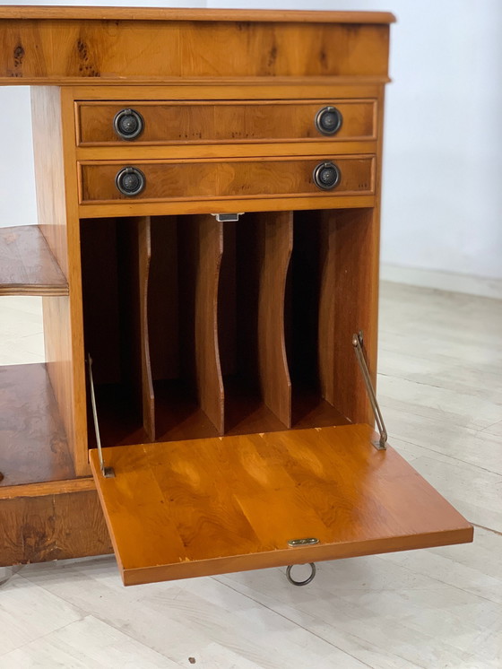 Image 1 of English colonial style cabinet telephone cabinet desk around 1900