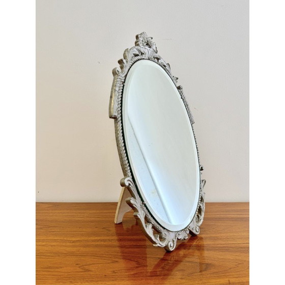 Image 1 of Pair of vintage oval table mirrors for Atsonea