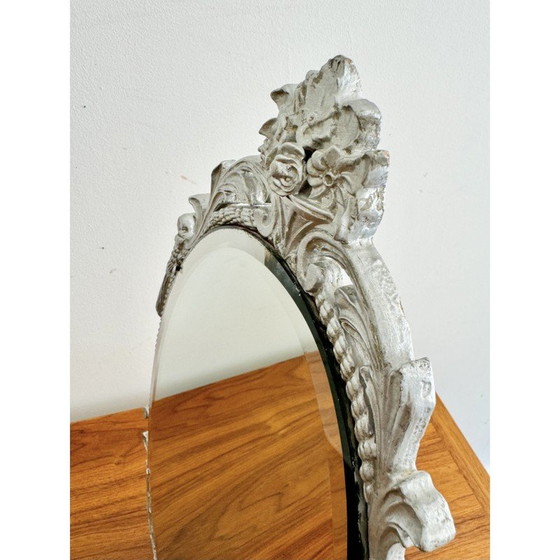 Image 1 of Pair of vintage oval table mirrors for Atsonea