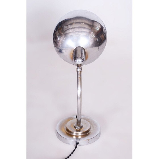 Image 1 of Vintage Bauhaus table lamp in chrome steel by Franta Anyz, Czechoslovakia 1920