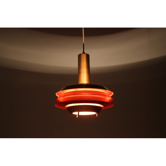 Image 1 of Vintage Trava pendant lamp by Carl Thore for Granhaga, Sweden 1960s