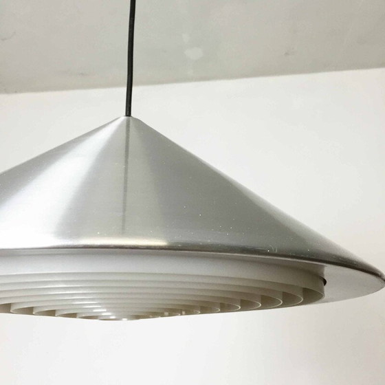 Image 1 of Vintage metal pendant lamp by Jo Hammerborg for Fog and Morup, Denmark 1960