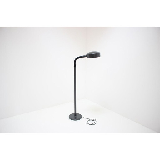Vintage floor lamp on metal stand by Dijkstra, Netherlands 1970
